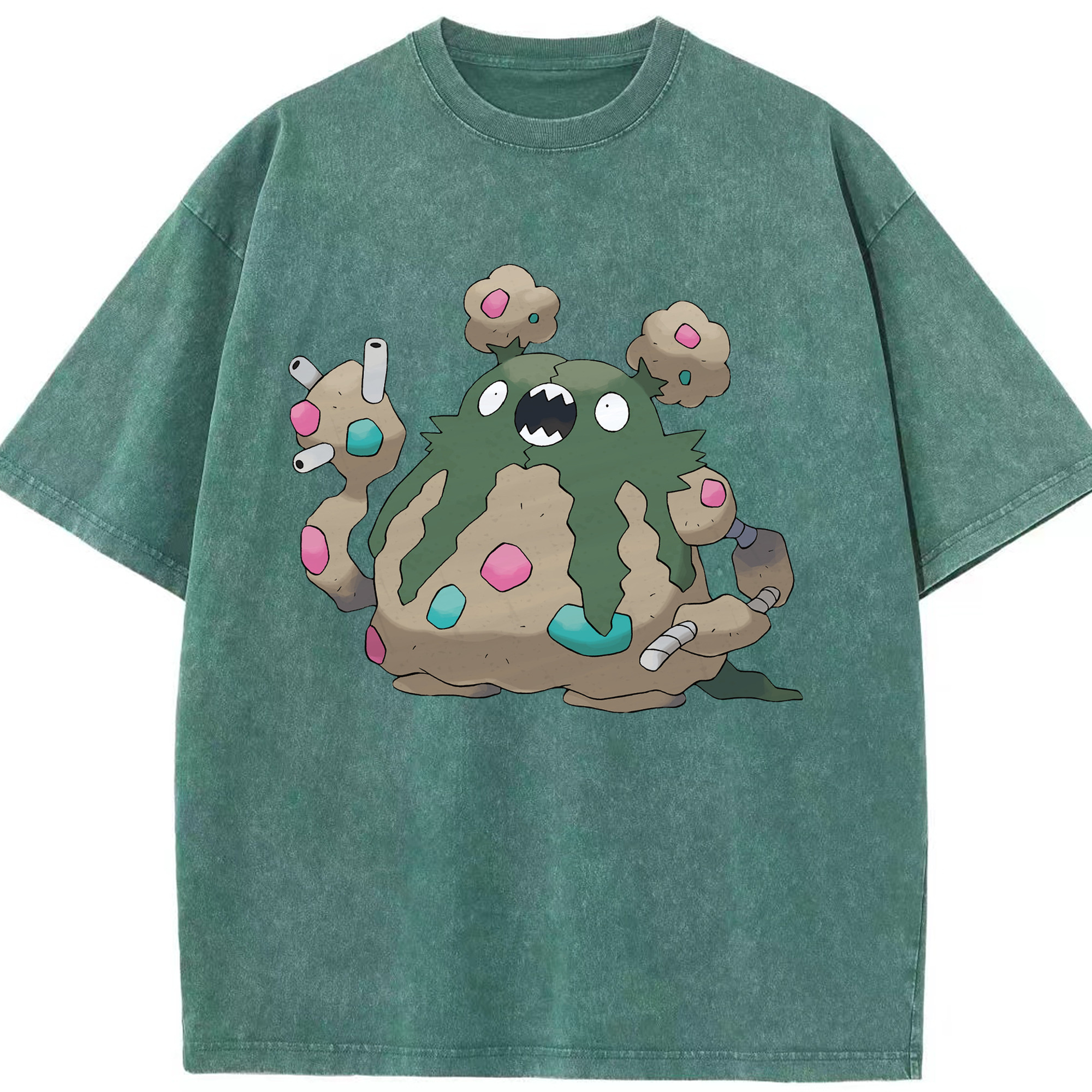 （画像用） ポケットモンスター Pokémon 綿100% ヴィンテージ風 半袖Tシャツ（フロントプリント）